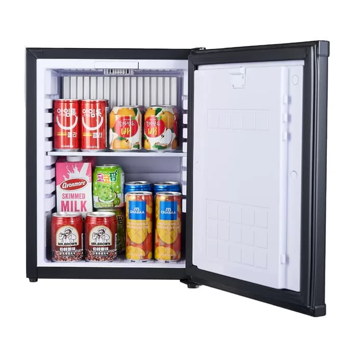 Mini fridge in three hotel room scenarios
