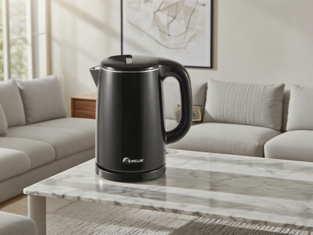 1 Liter 1000 Watt Electric Kettle WKD-1001 in the Living Room