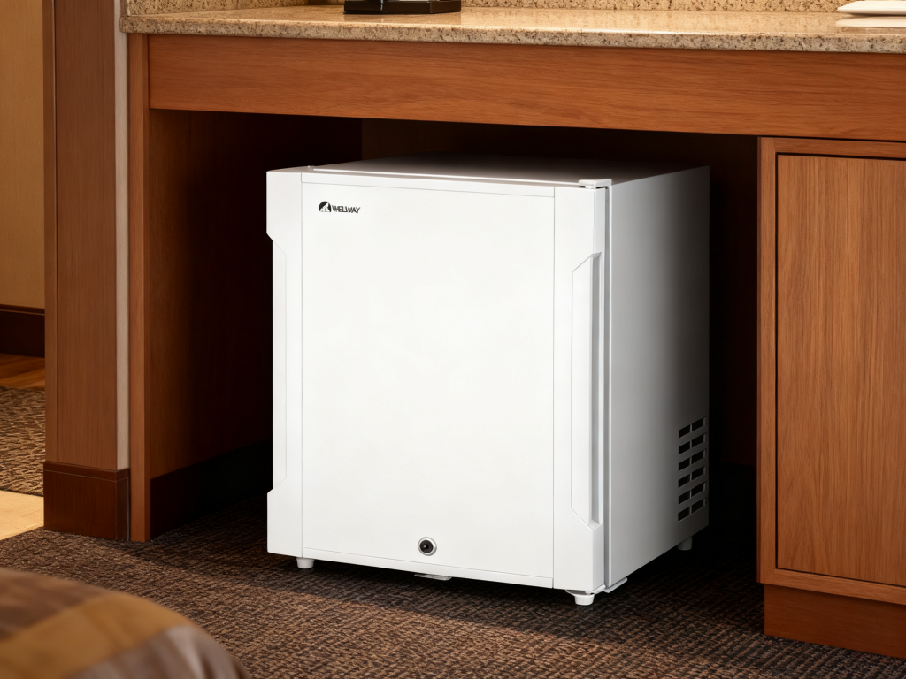 30 Liter Hotel Room Mini Bar Fridge in a Hotel Room