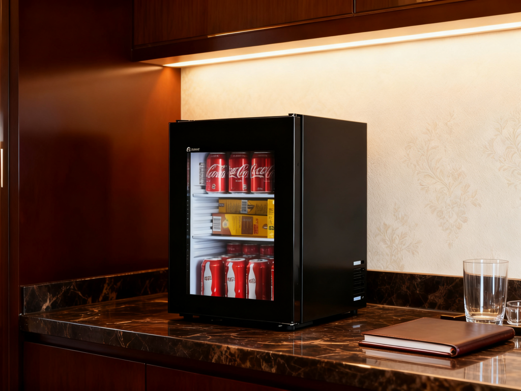 Glass-Door Beverage Refrigerator