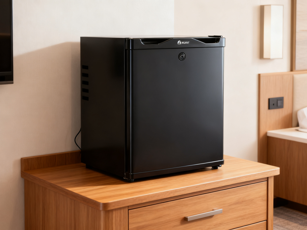 Small Refrigerator-Hotel Room