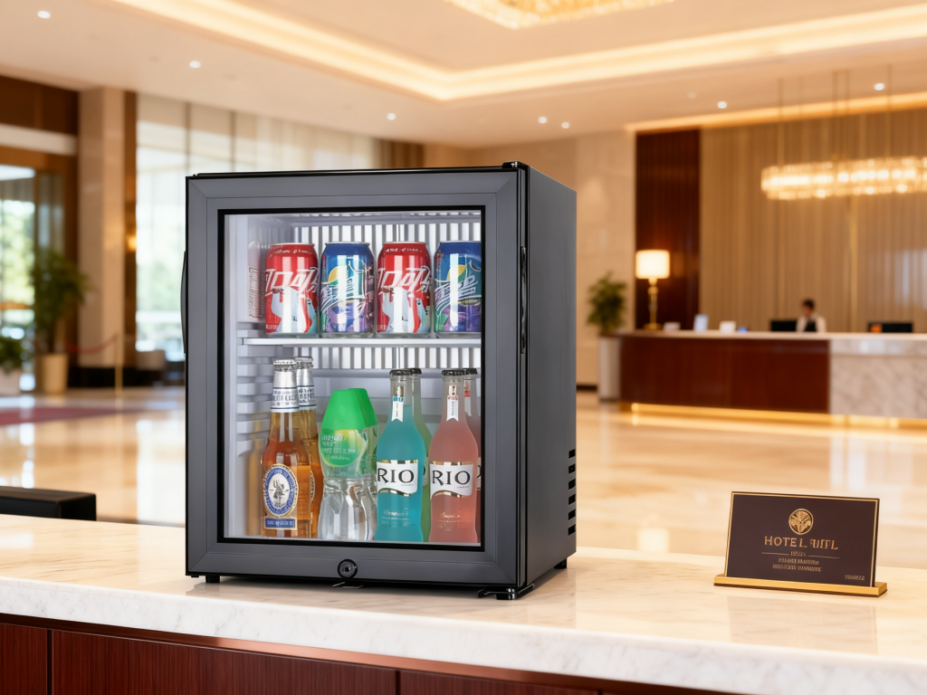 Glass Door Refrigerator-Hotel Lobbies