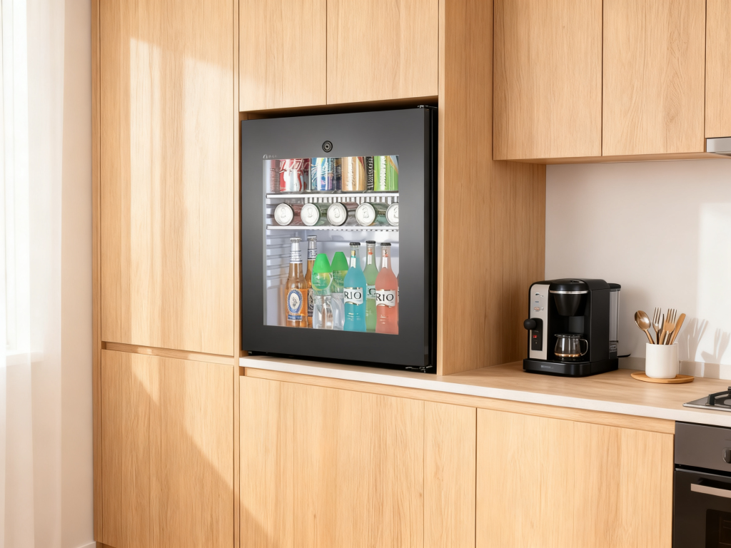 glass door refrigerator-apartments and villas