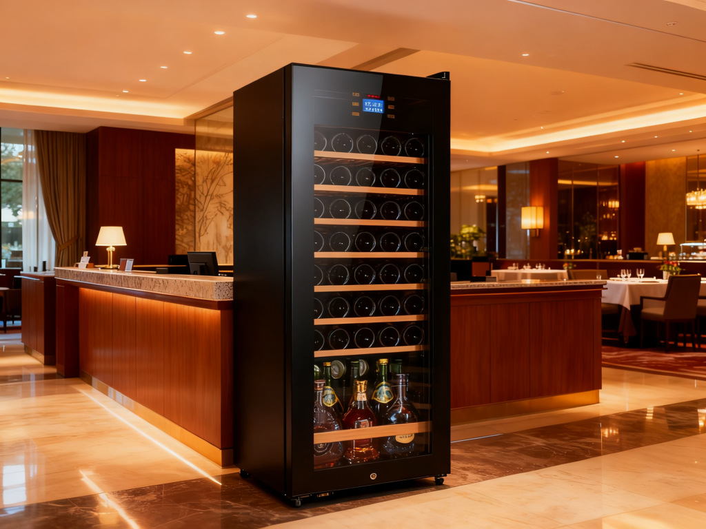 see-through door refrigerator