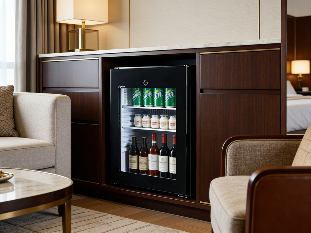 guest room minibar fridge
