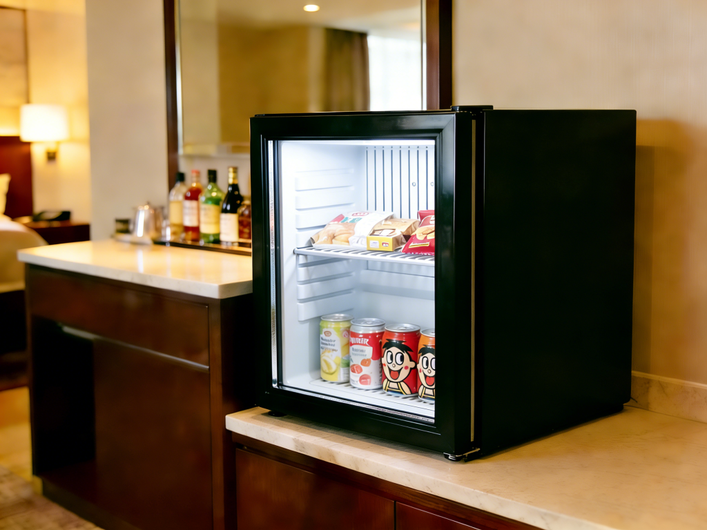 hotel room fridge convenience
