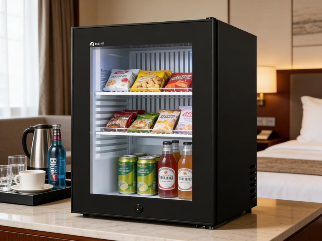 hotel room refrigerator-minibar cooling