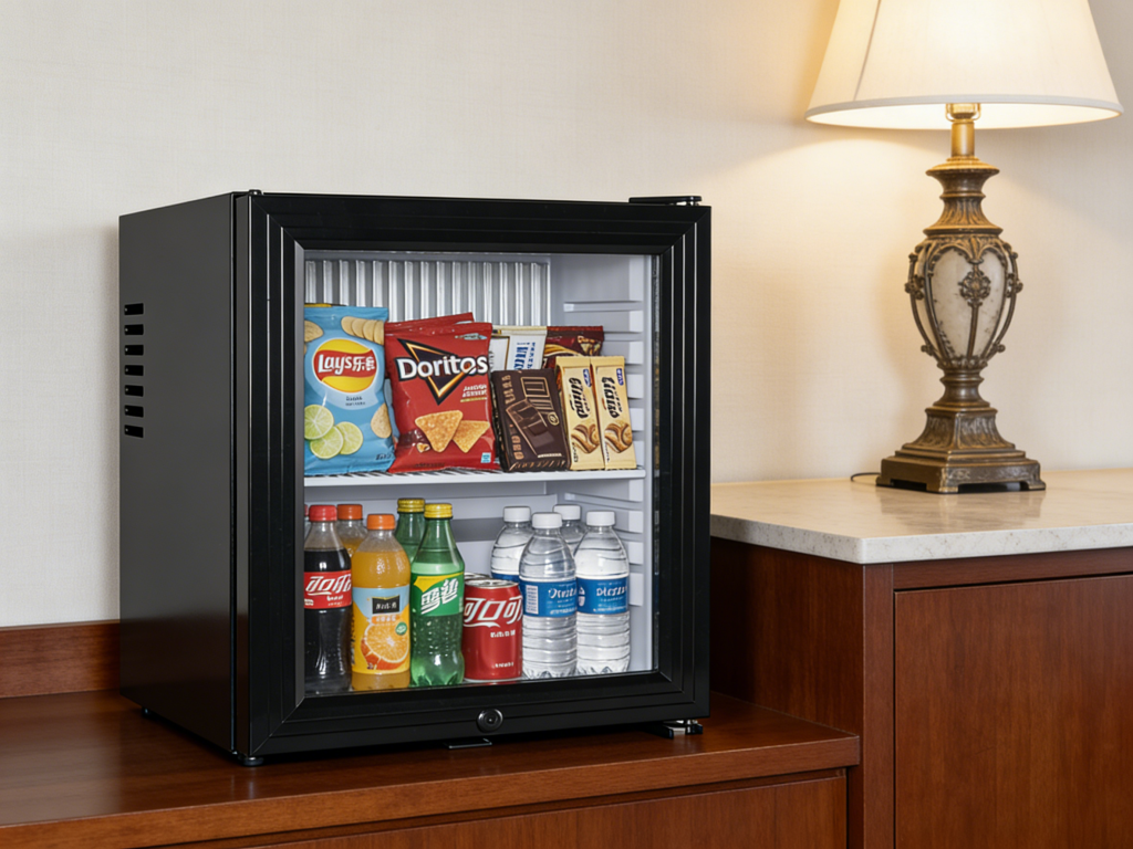 mini bar for hotel room