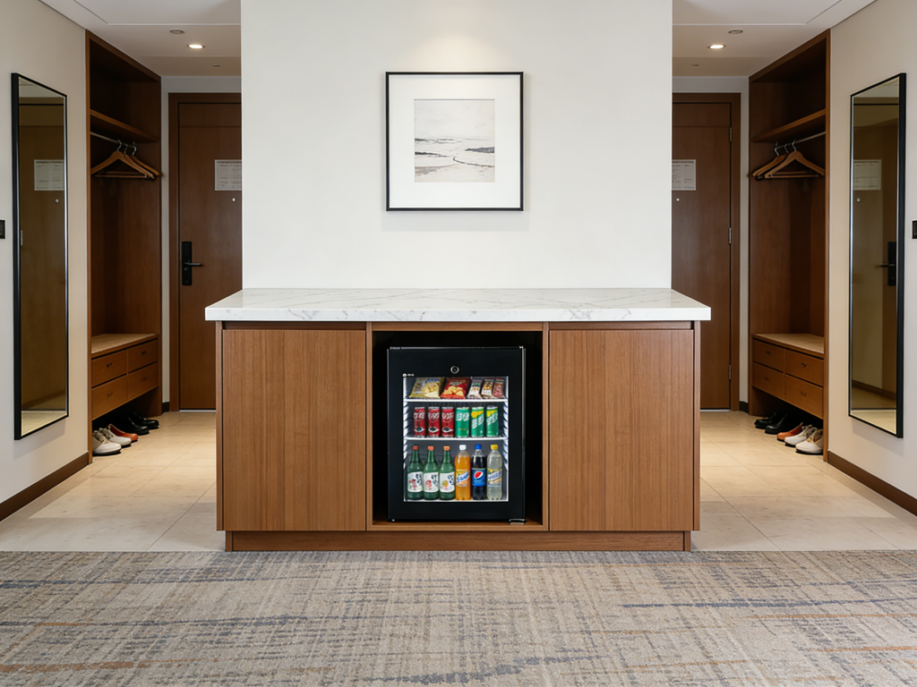 mini bar fridges for hotels