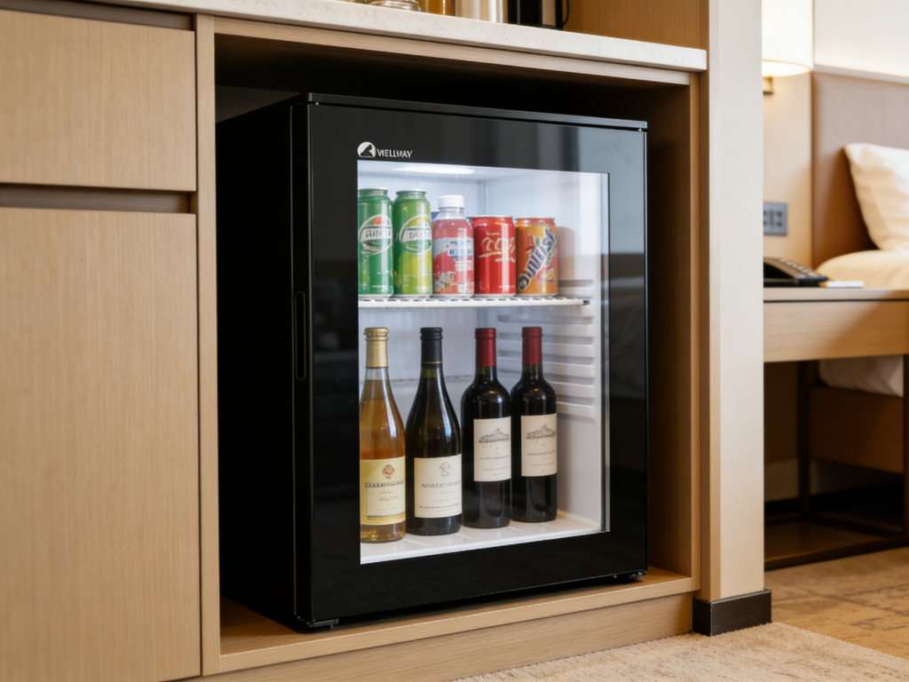 durable hotel fridge