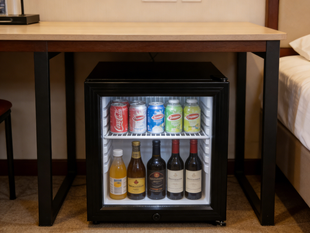hotel guest room fridge-serviced apartments