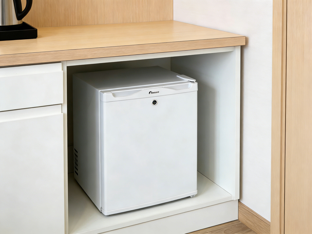 mini bar refrigerator-budget hotel